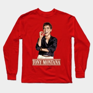 Tony Montana Long Sleeve T-Shirt